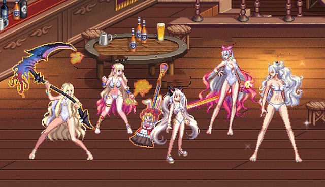 月光酒馆正在举行泳衣party～,沃特碧们的colg,dnf地下城与勇士