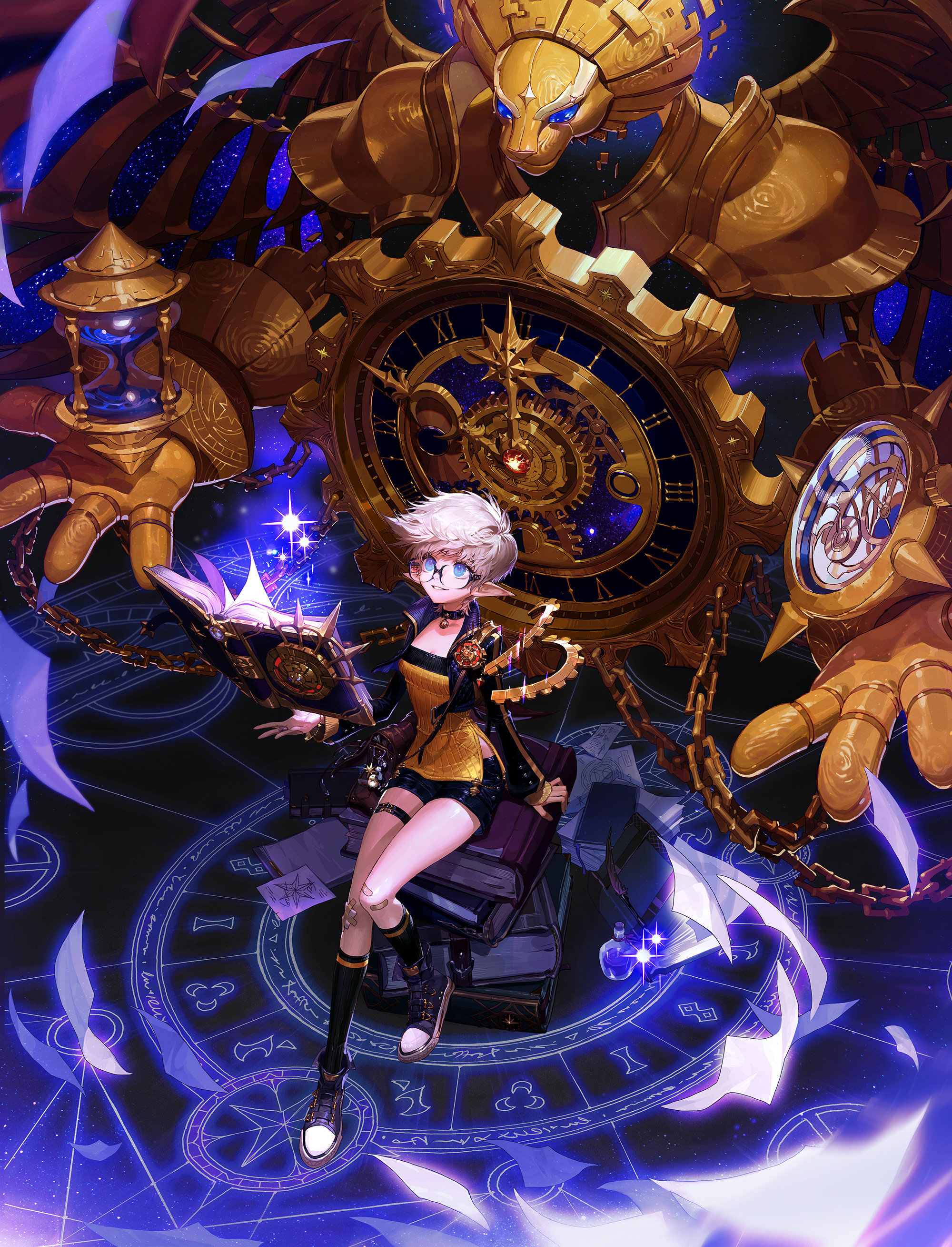 外传三觉黑暗武士缔造者三觉主动技能立绘与全身三觉立绘