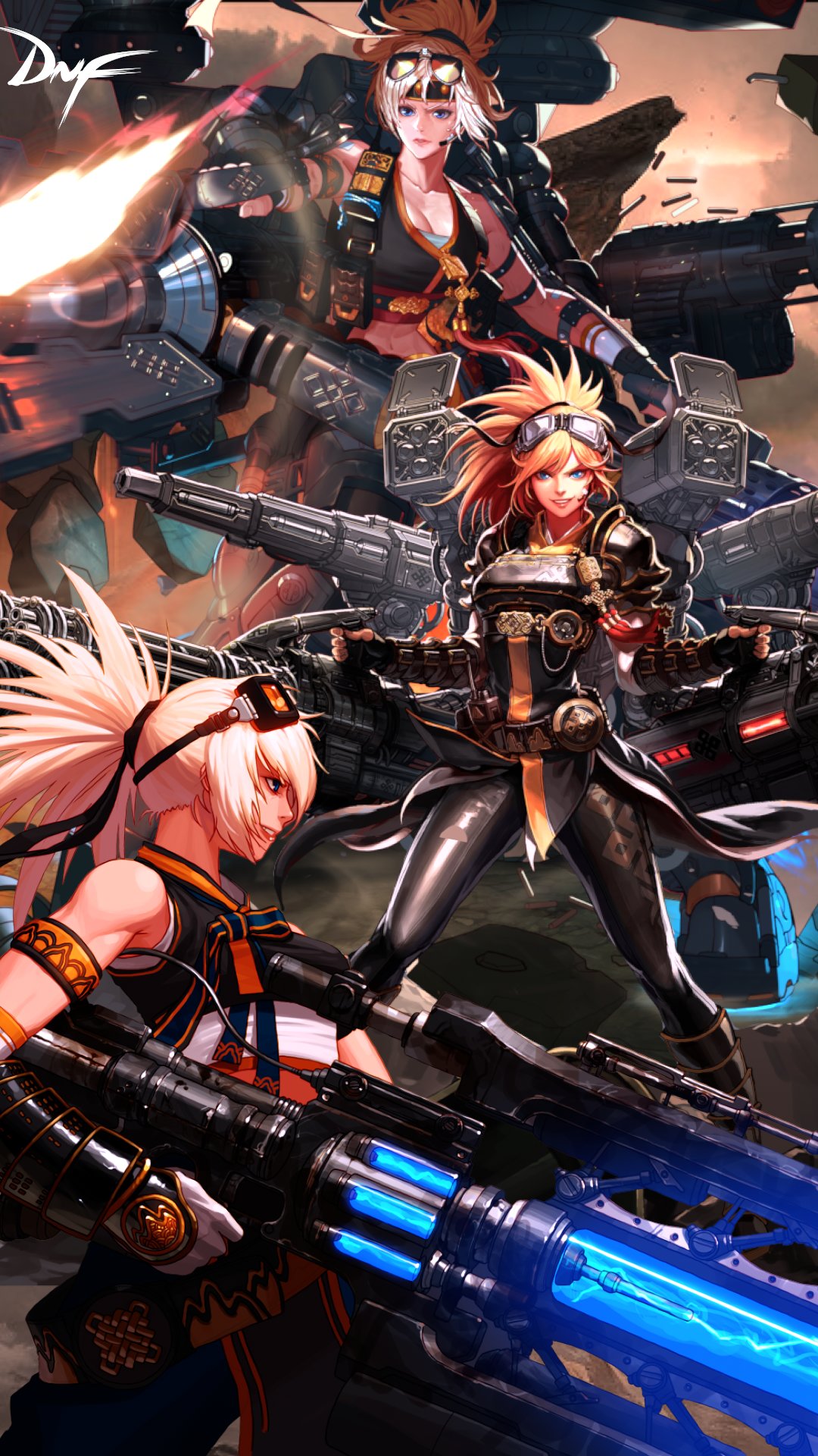 精品分享女枪四职业高清原图立绘竖版