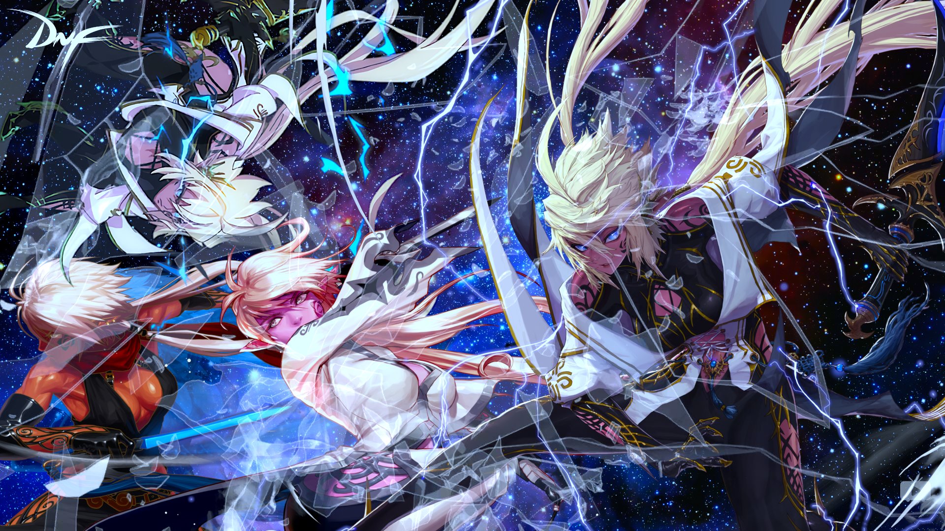 这么过分一定要发colg精品分享暗夜使者四职业高清原图立绘横版