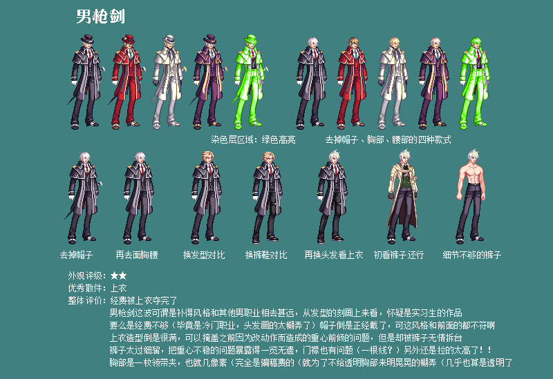 暖暖笔记熊叔侃时装202107战令第六季时装浪漫阿拉德男性角色篇