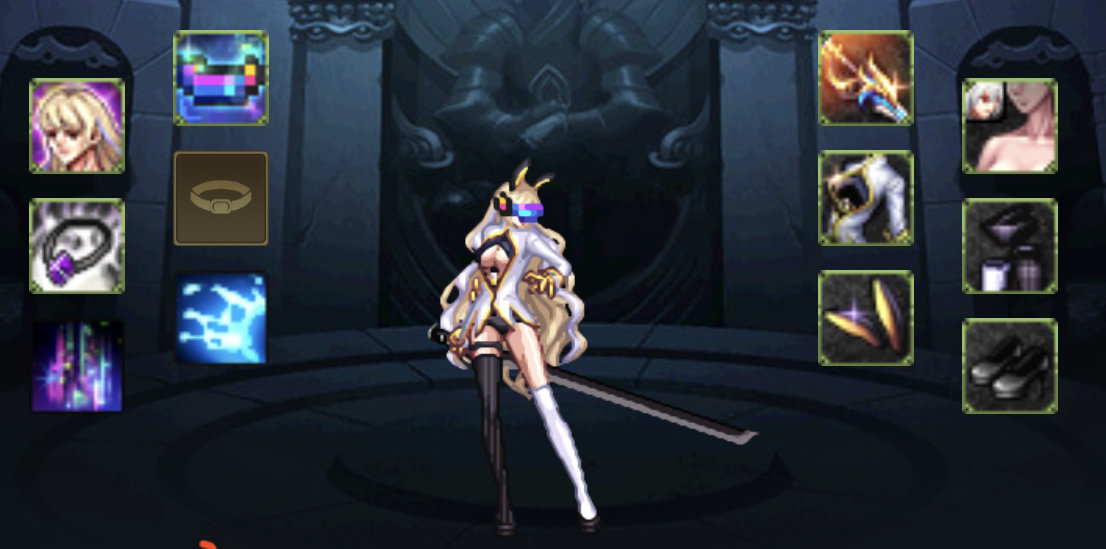 球点不怎么暴露比较有设计感的女鬼剑调料包