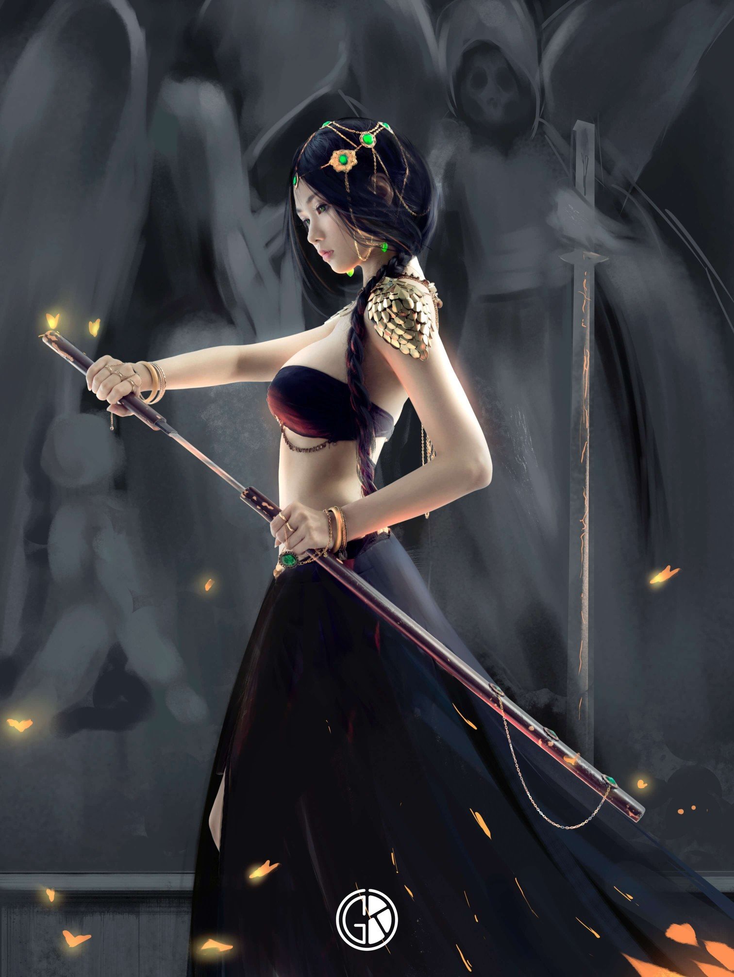 票选活动の五妹刃影cosplay成品来了,我愿称之为最大!