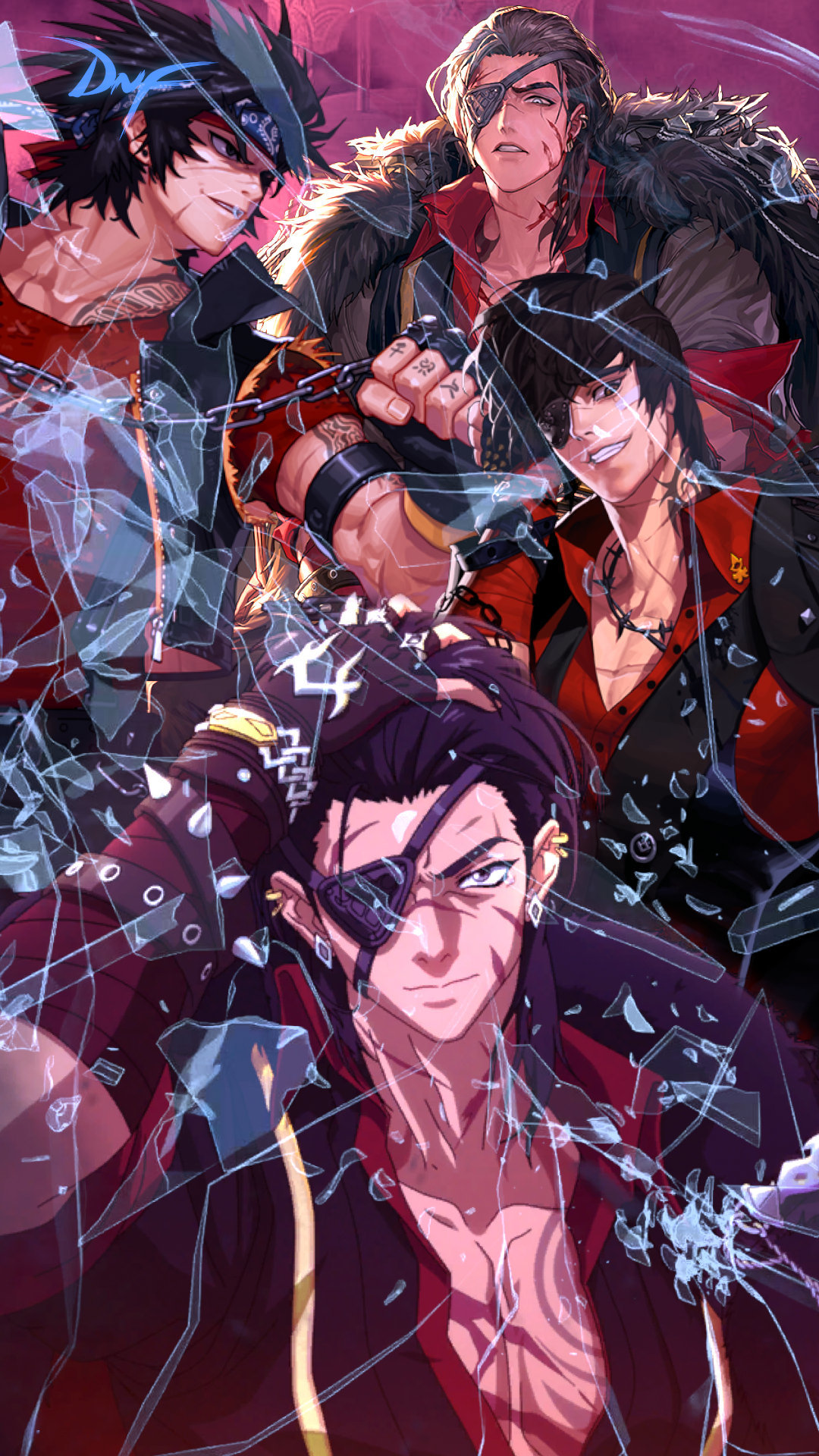 男气功四职业高清原图立绘!竖版