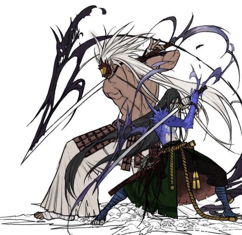 热心吧友上色之后的新剑影三觉立绘草图