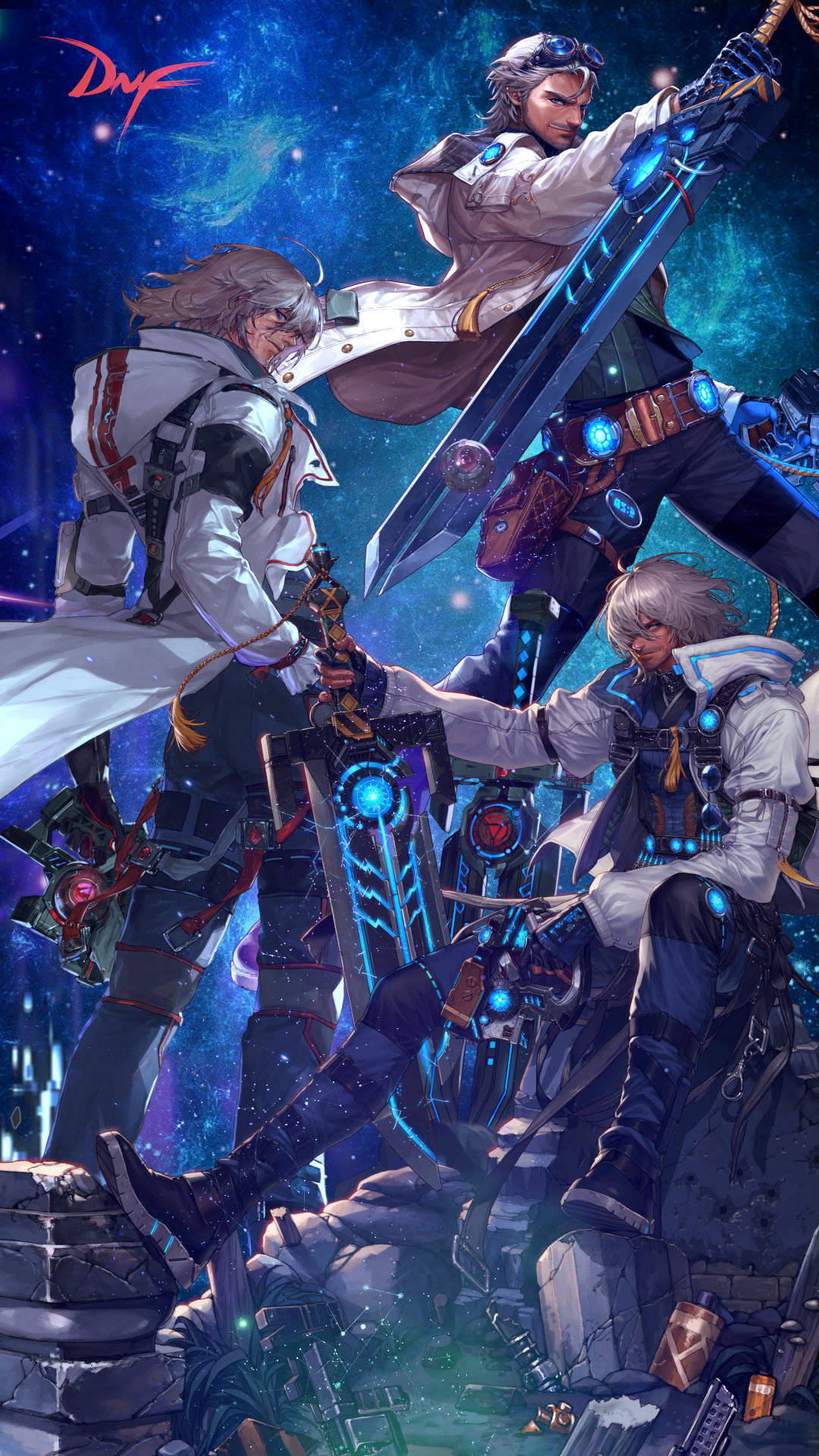 枪剑士四职业高清原图立绘!竖版