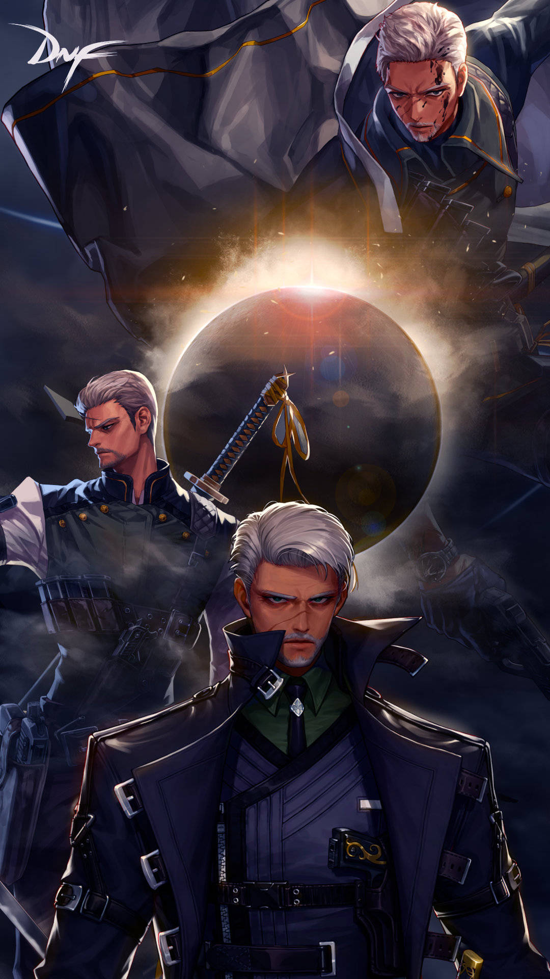 枪剑士四职业高清原图立绘!竖版