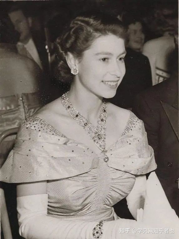 古旧老照片英国女王伊丽莎白二世