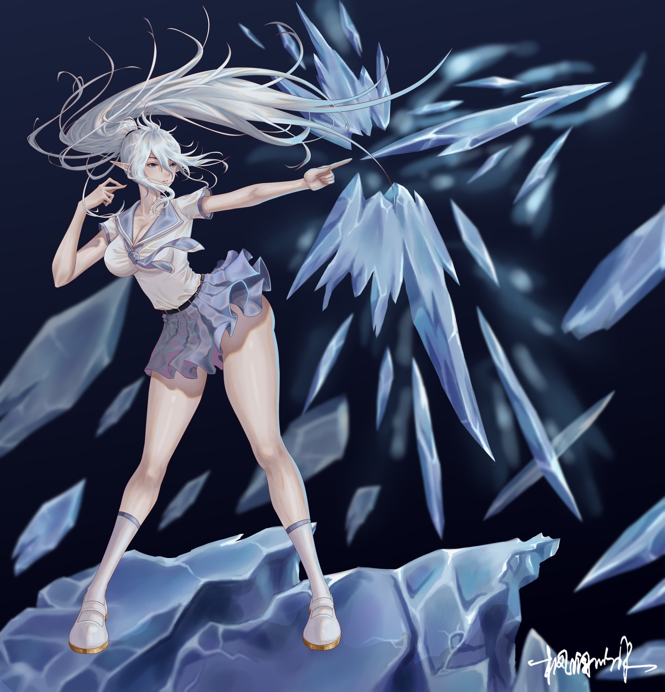 板绘dnf同人作品集大元素斗萝魔道转性冰洁里面有你的菜么狗头