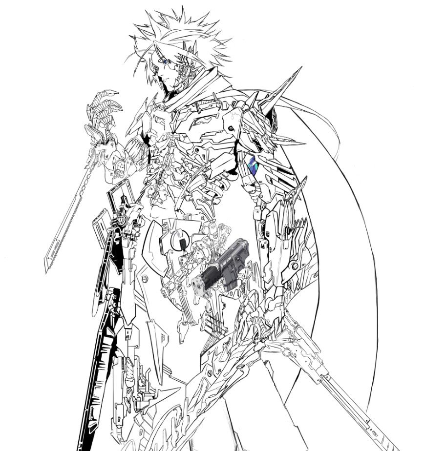 新人入驻科幻风格炫彩剑影多图版本虚数投影幻鬼修改版