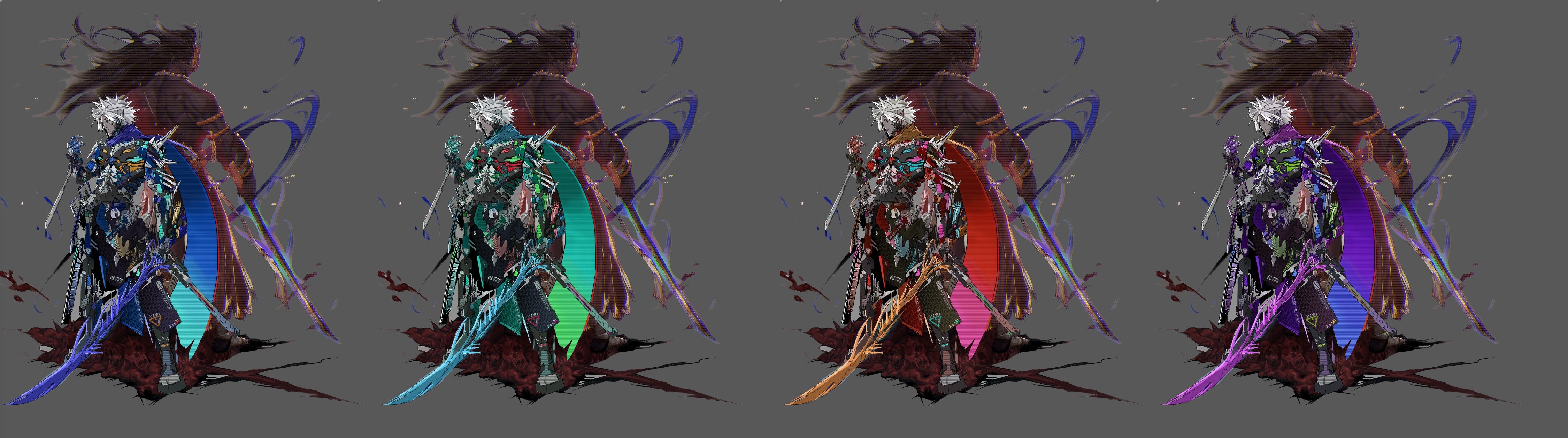 新人入驻科幻风格炫彩剑影多图版本虚数投影幻鬼修改版