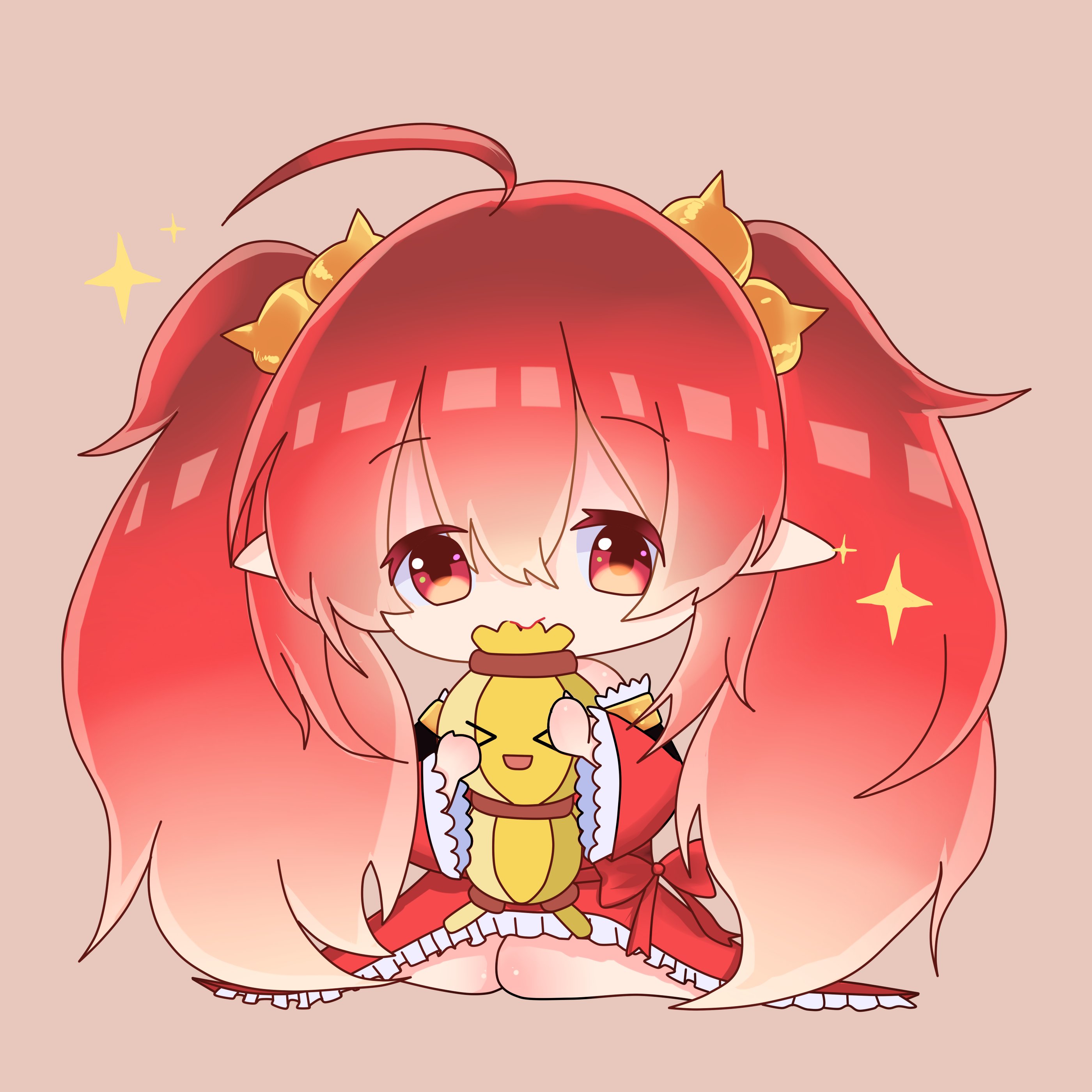 8.6秒教你画两张魔界人q版头像#dnf共创,沃特碧们的colg,dnf地下城与