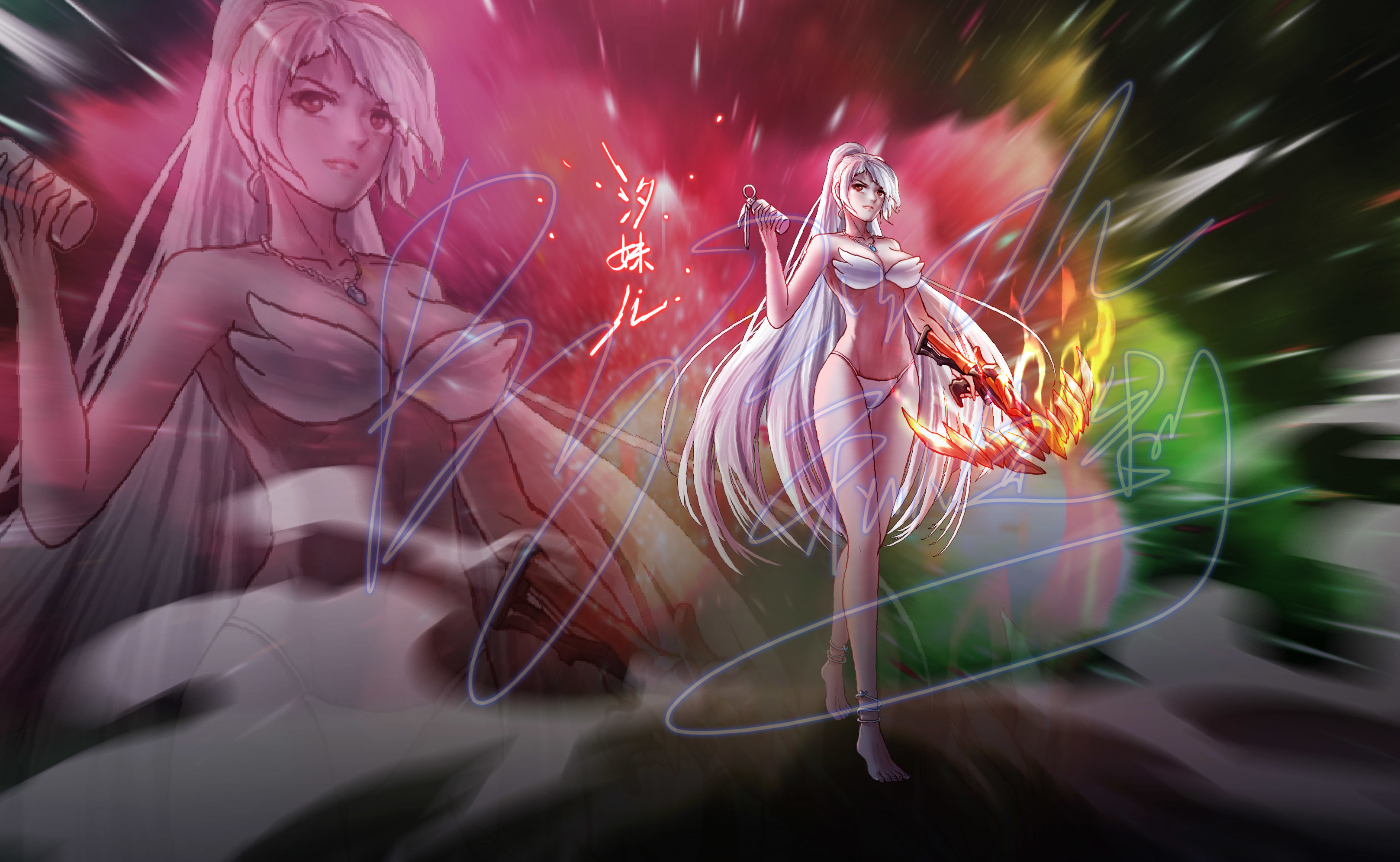 近期末班车,女弹药立绘图步骤图分享～真白,沃特碧们的colg,dnf地下城