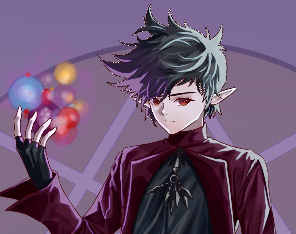 发一发别人委托我画的魔皇