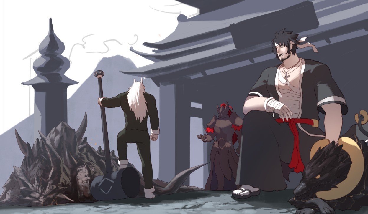 新年快乐！来一发胡老板驱魔团队皮肤虚祖限定款步骤分享4