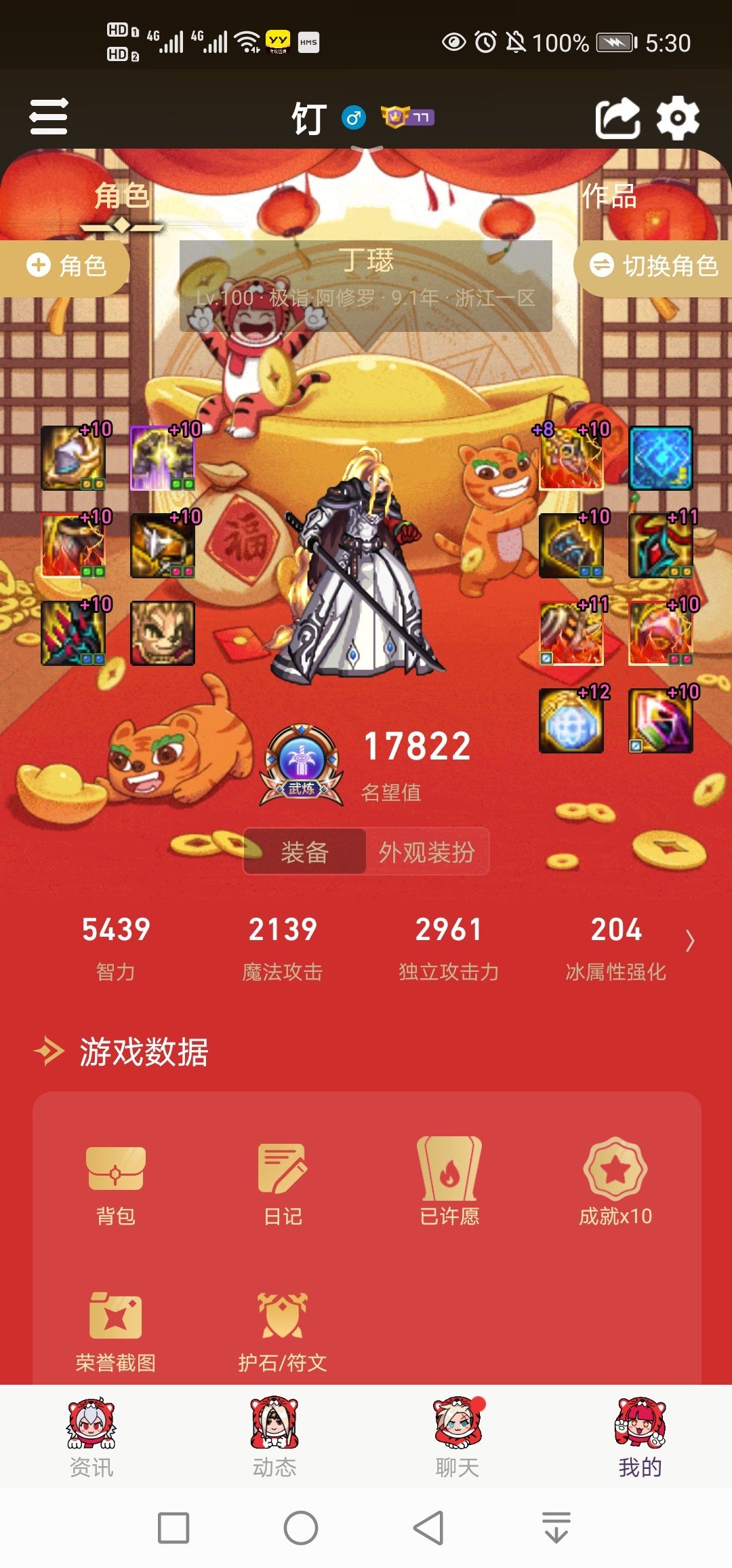 小号瞎子买了宝珠称号以后终于破20e了1