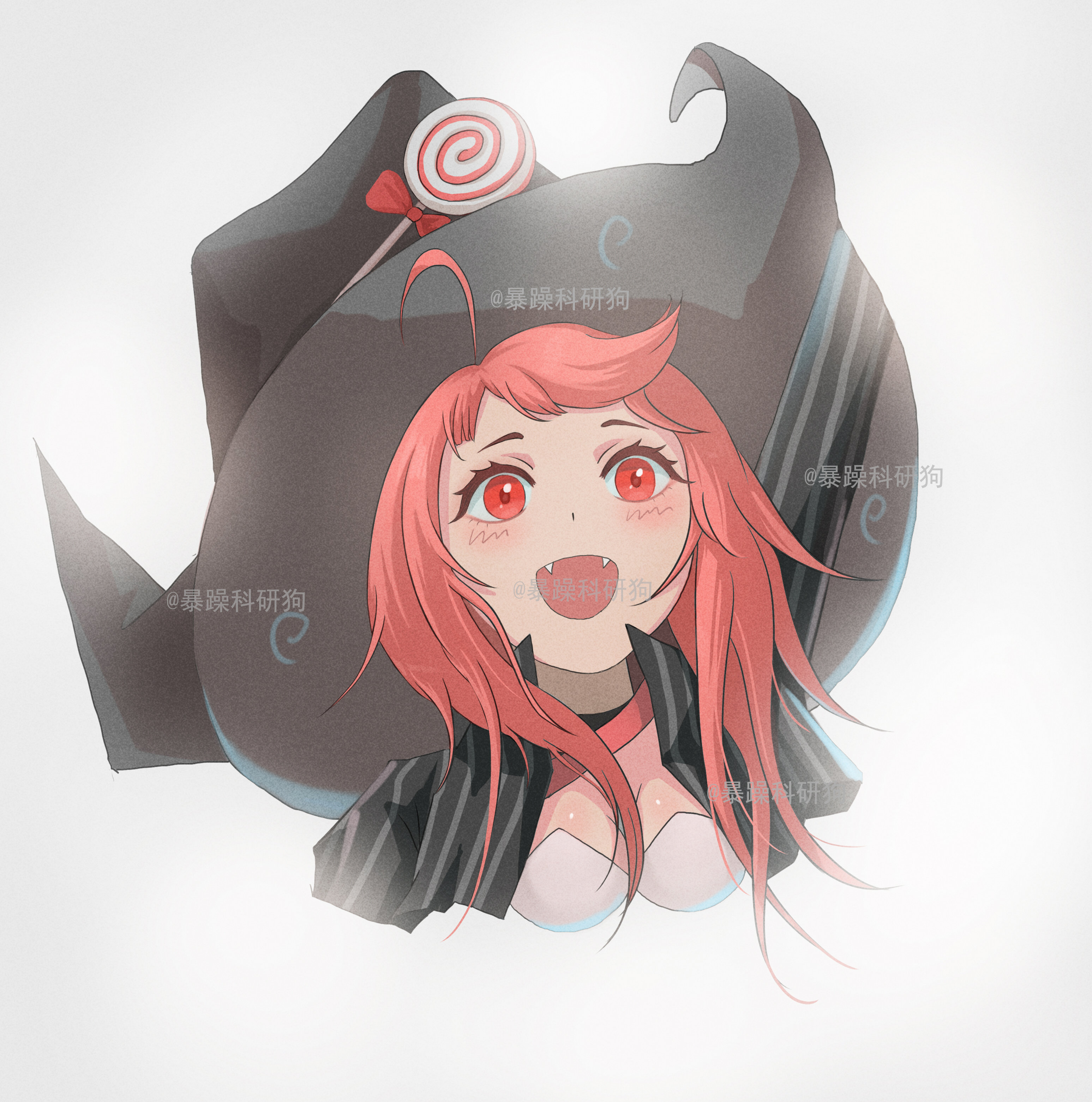 给粉丝画的两个头像2