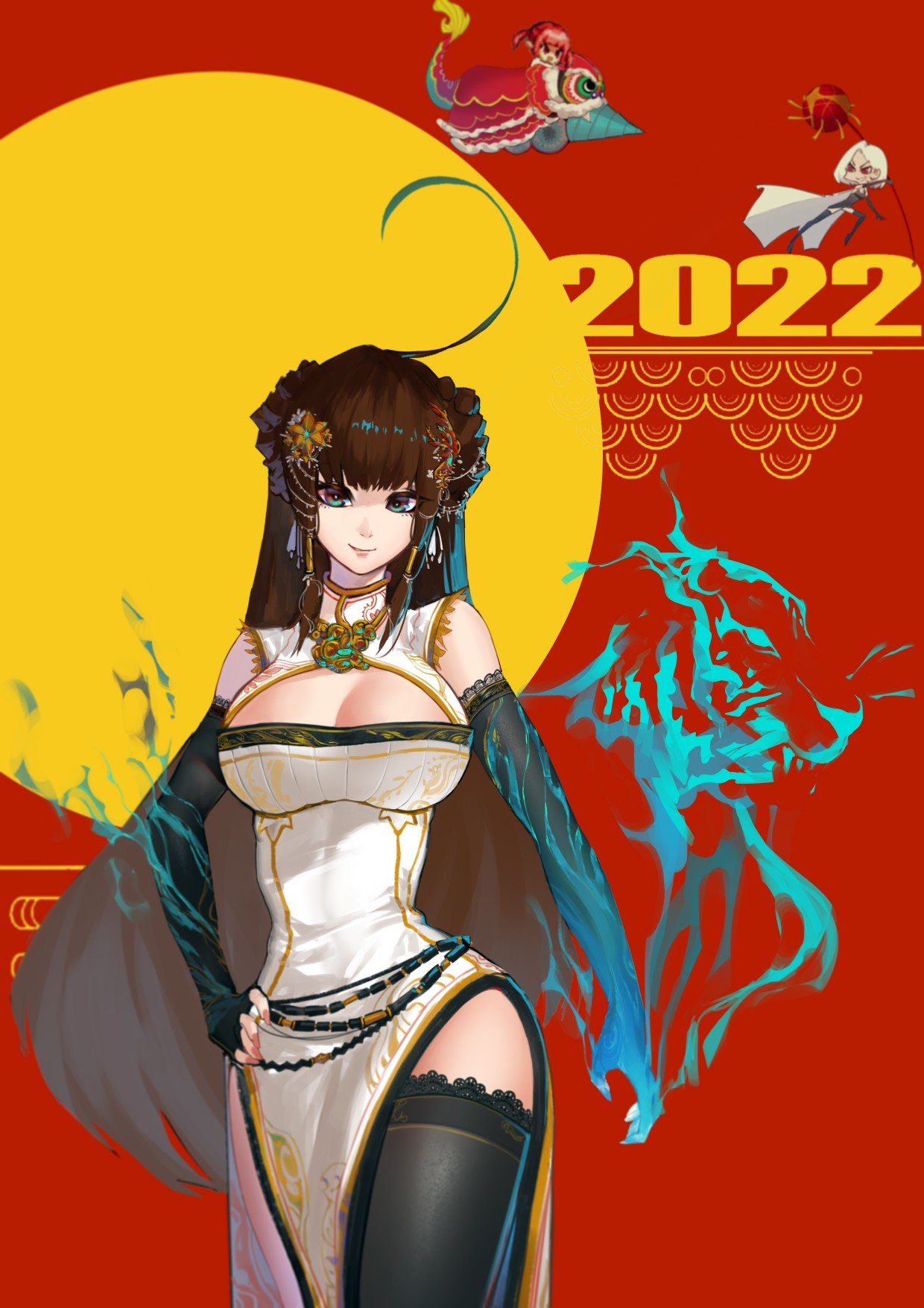 新年贺图，终于肝出来了1