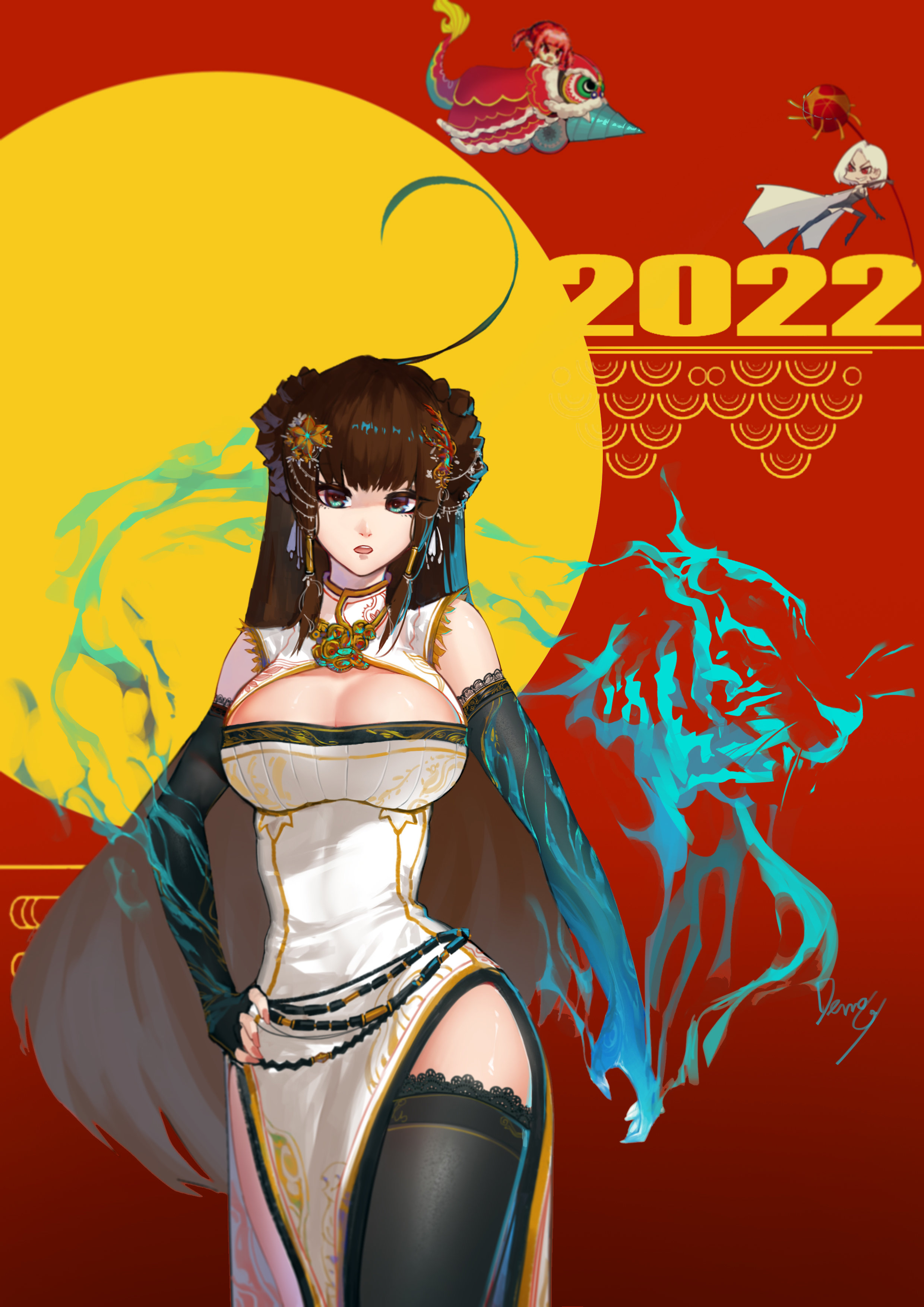 新年贺图，终于肝出来了10