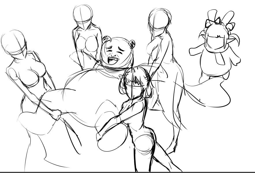 熊猫头高清重制版，和他的女朋友们小插画4
