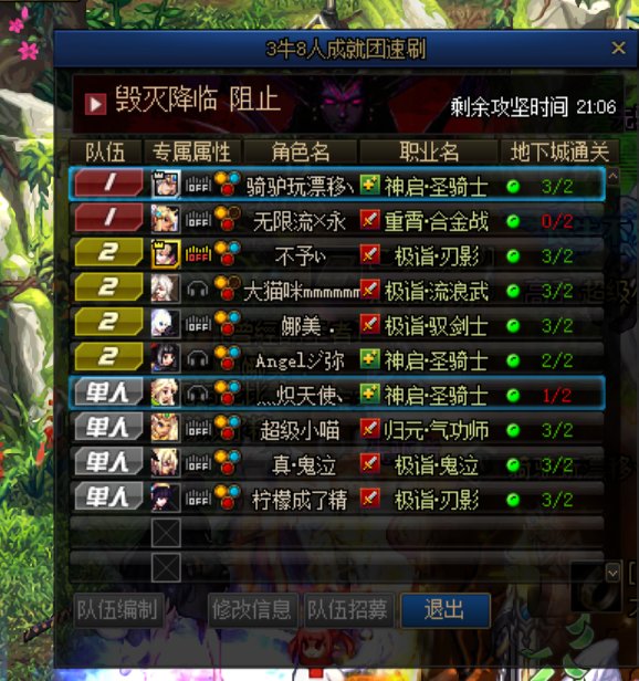 兄弟们，八人团能组十个人嘛4