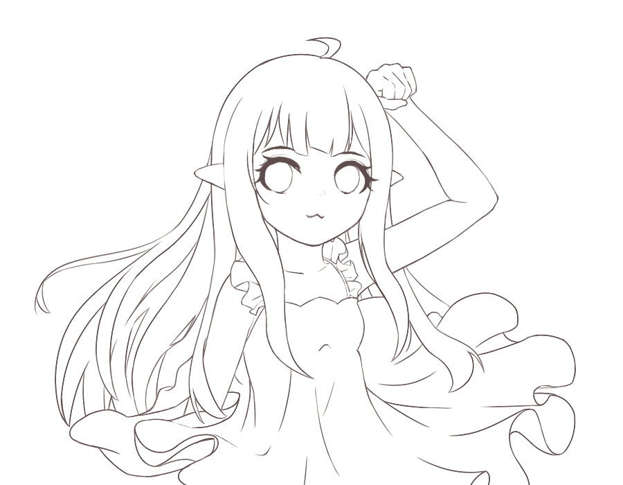 画个女魔法师哒3