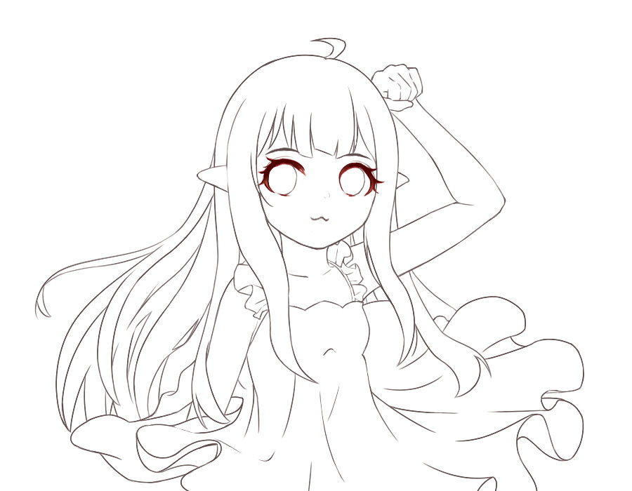 画个女魔法师哒4