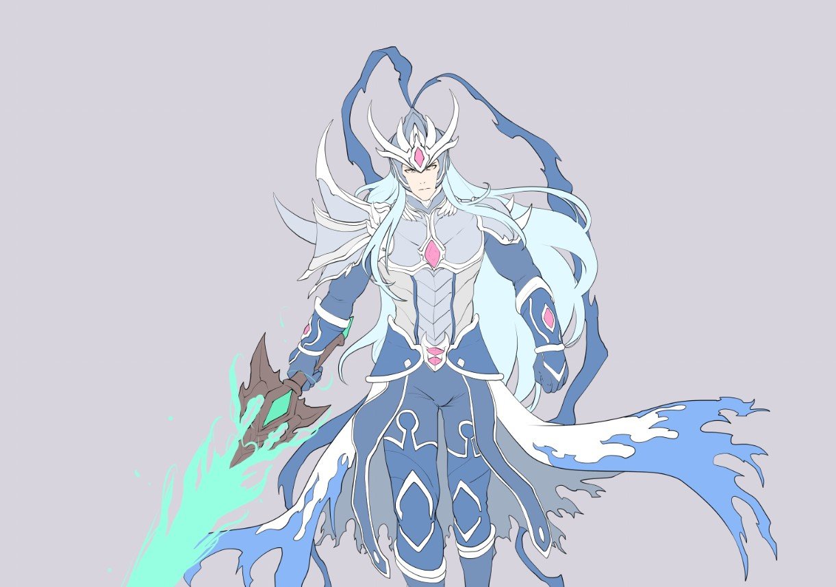 战灵天舞，剑魂白金版小插画步骤分享5