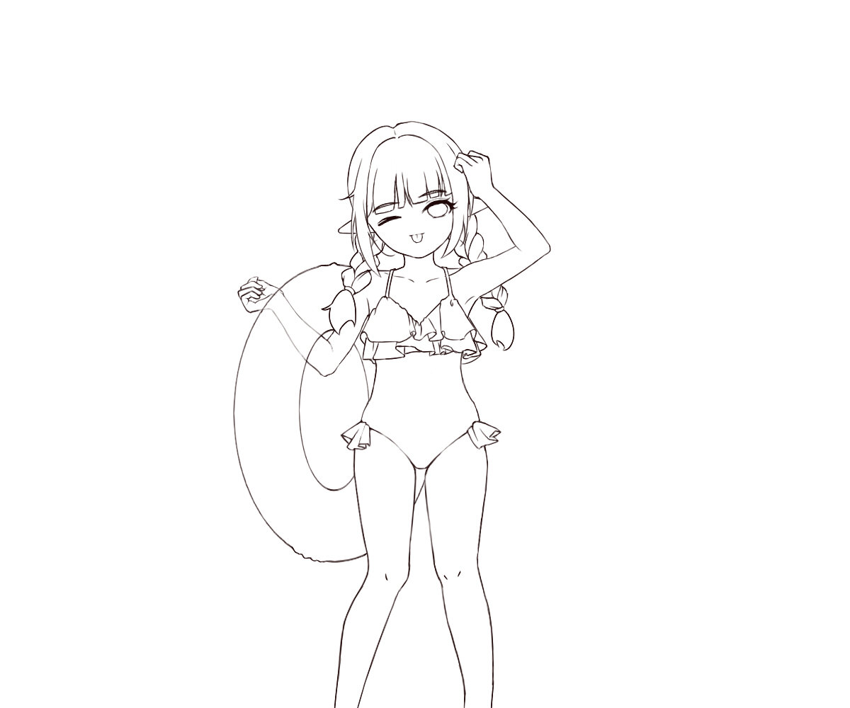 画了女魔法师今年的夏日套3