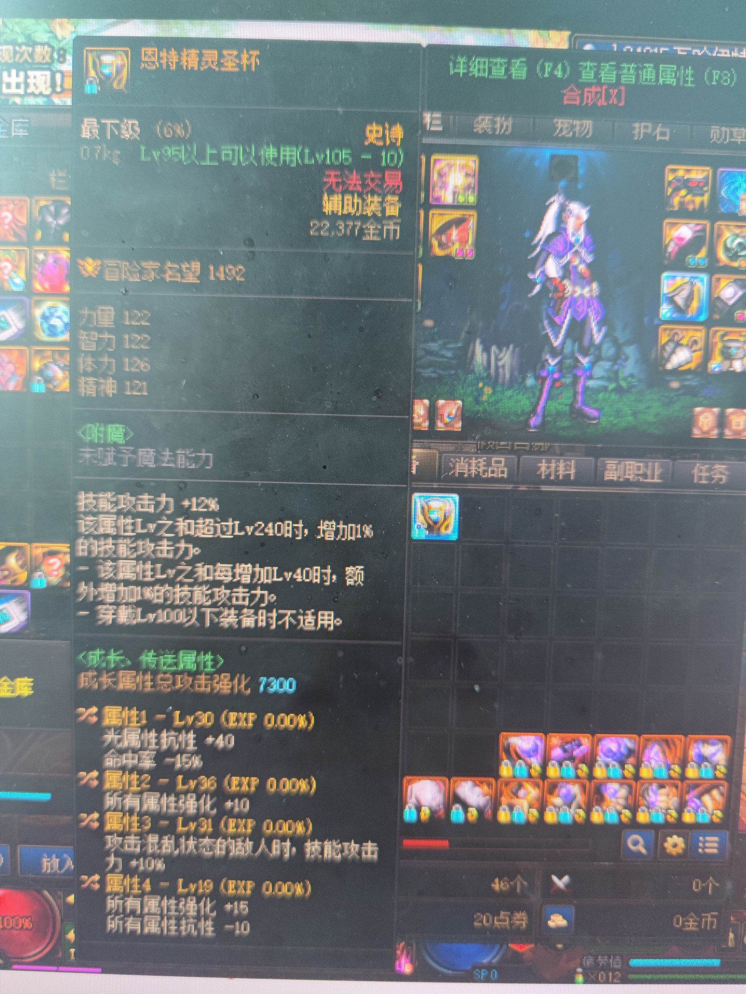 装备鉴定，这个自定义左槽能用吗？1