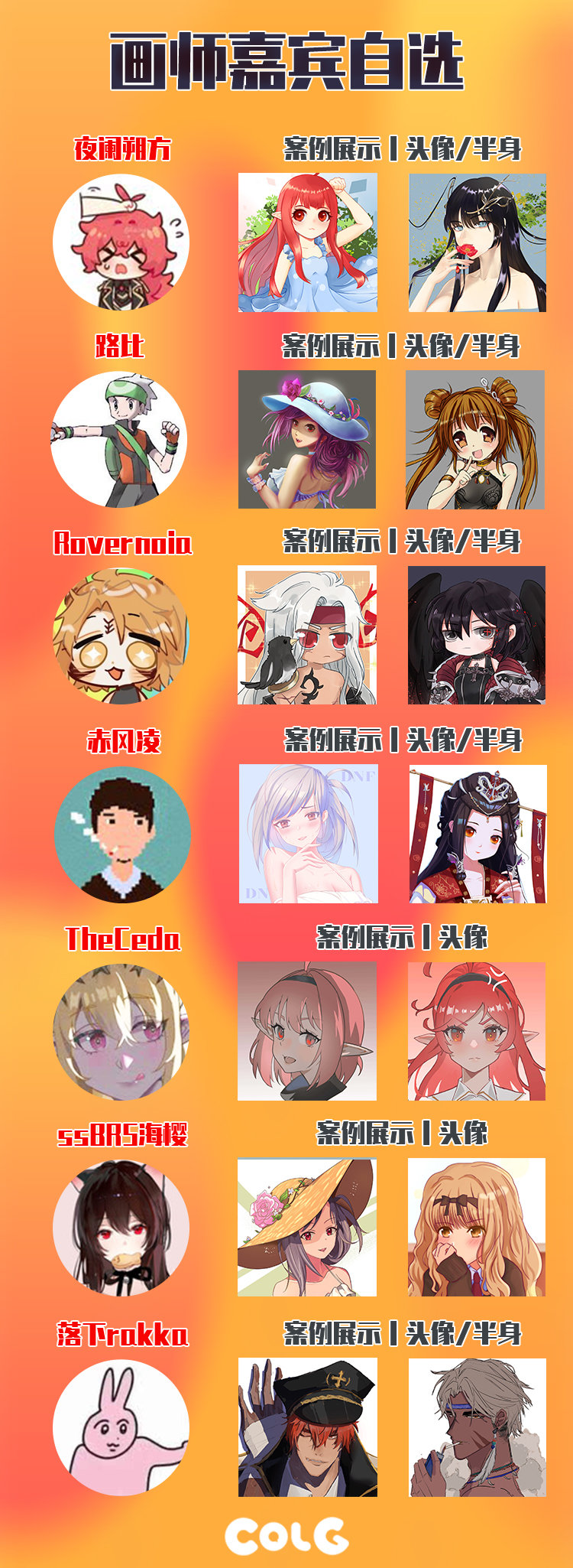 【第17期】免费抽奖画头像，每周抽1位幸运玩家！（文末已开奖）1