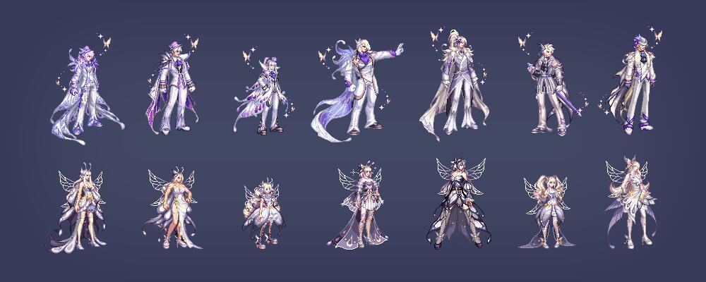 国庆白色蝴蝶套只能获取一套嘛2