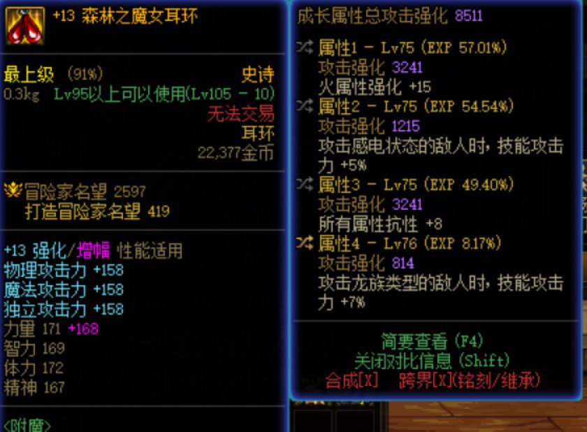 蓝灵耳环词条问题1