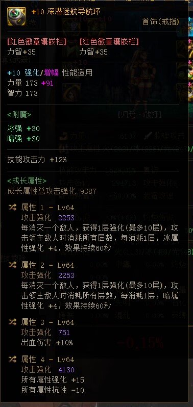 自定义戒指:55属强+其他2