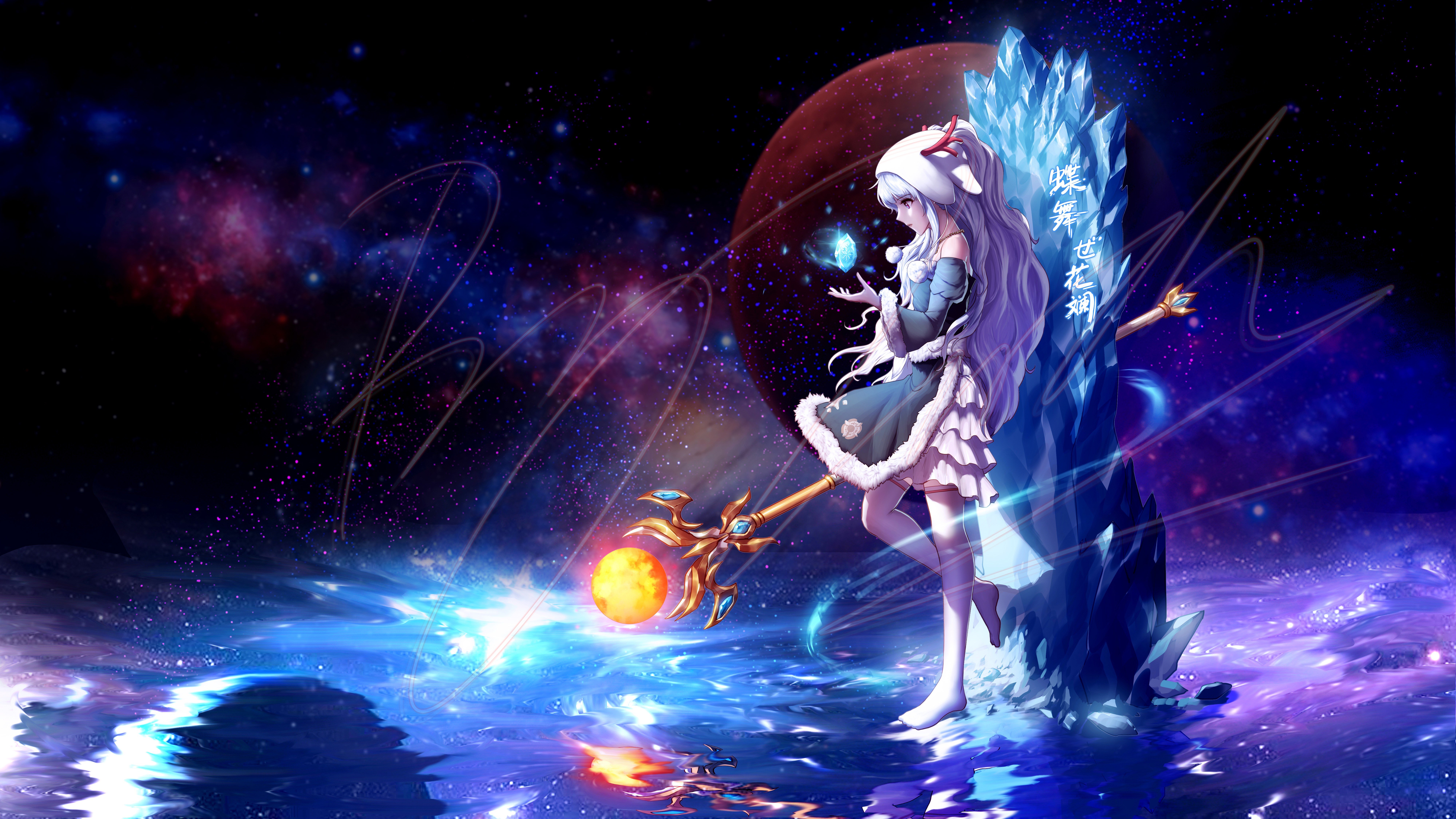 泰拉少女魔法师，流浪宇宙小插画步骤分享2