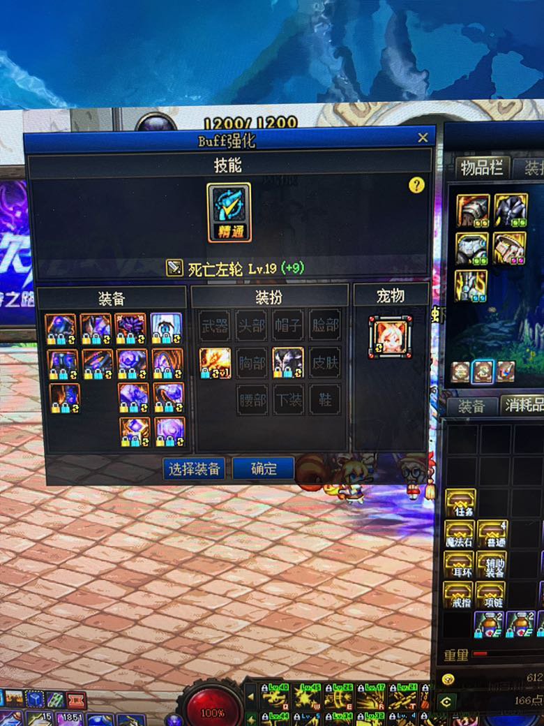 关于buff换装以及白金徽章的问题1