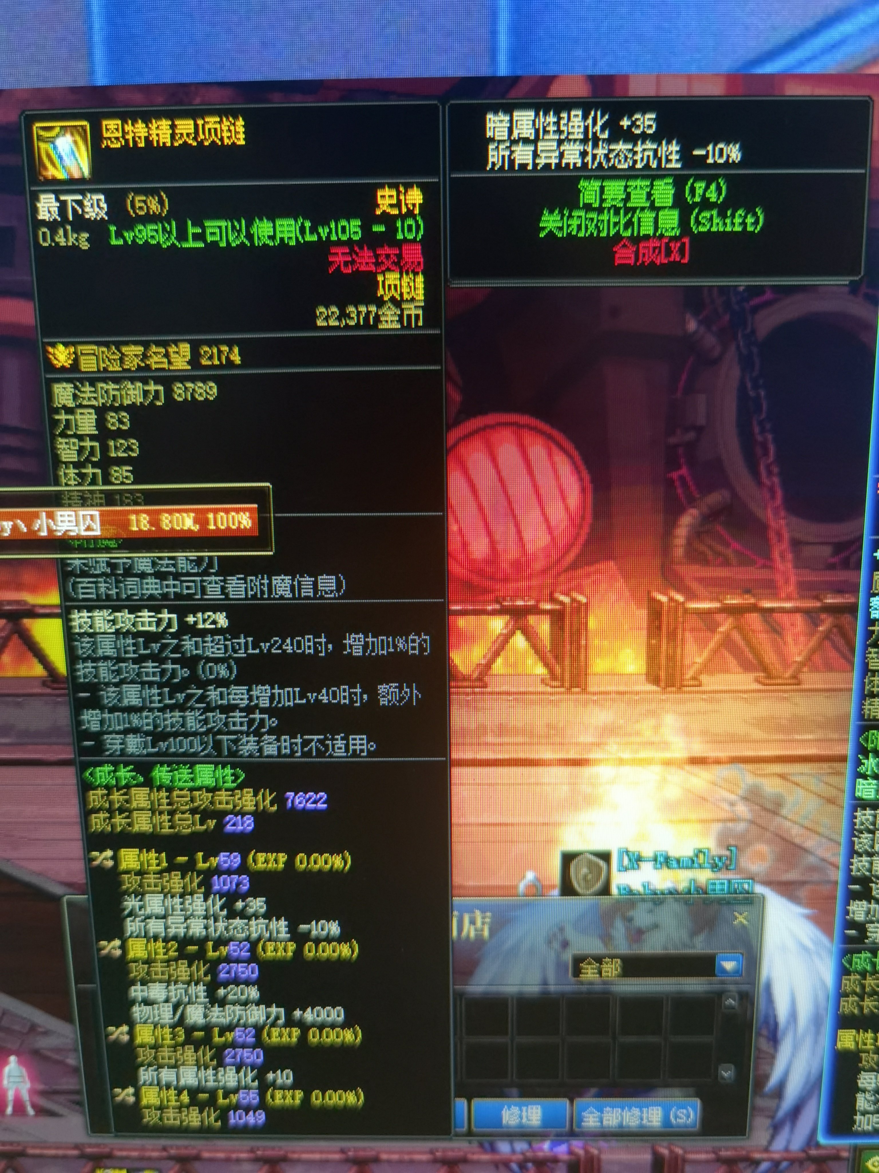 大佬们，这个恩特项链可以带吗，中毒要转啥词条1