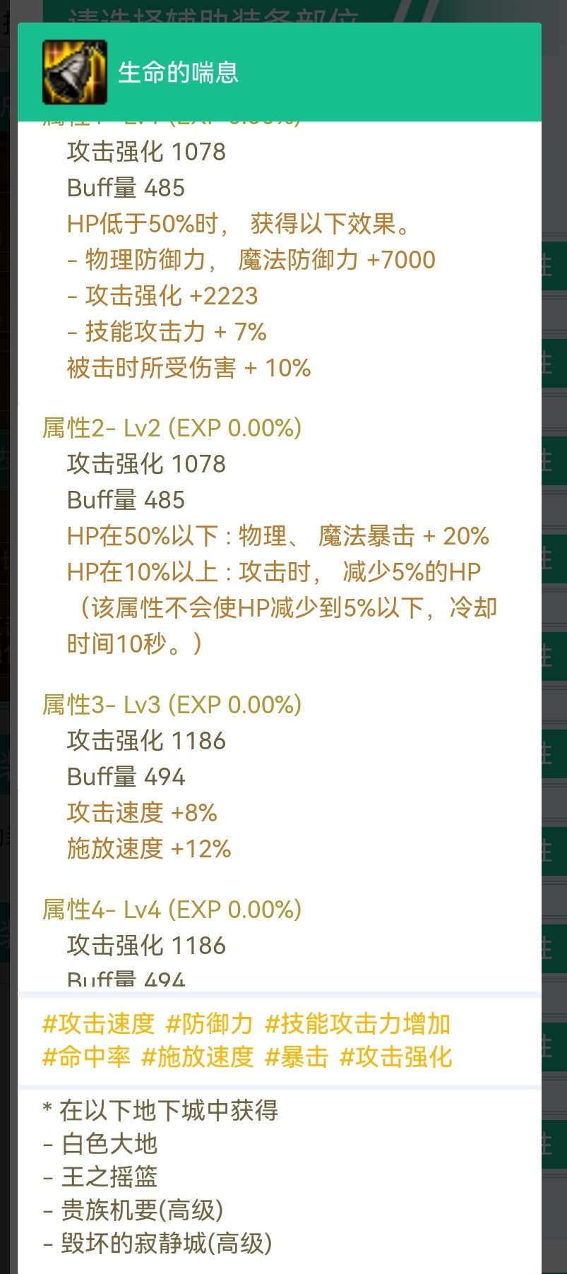 空血攻速，这个自定义左槽能用吗1