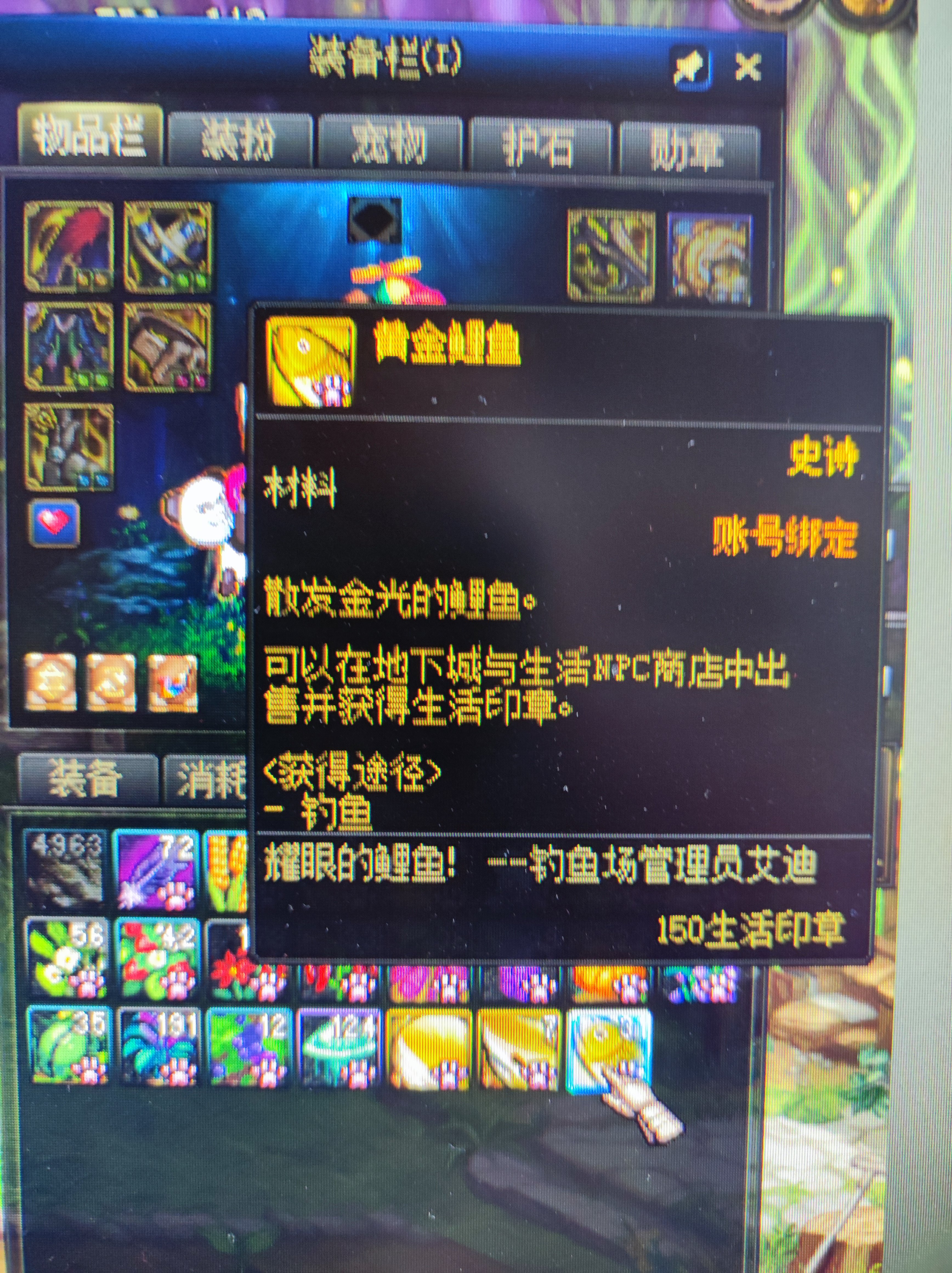 地下城与生活之我的鱼塘1