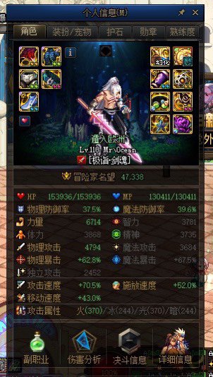 回归几个月只会增幅，请大佬看看我的装备搭配自定义耳环上衣1