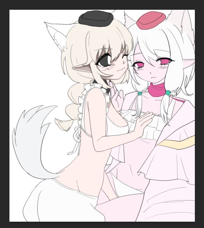 女法猫猫贴贴～6