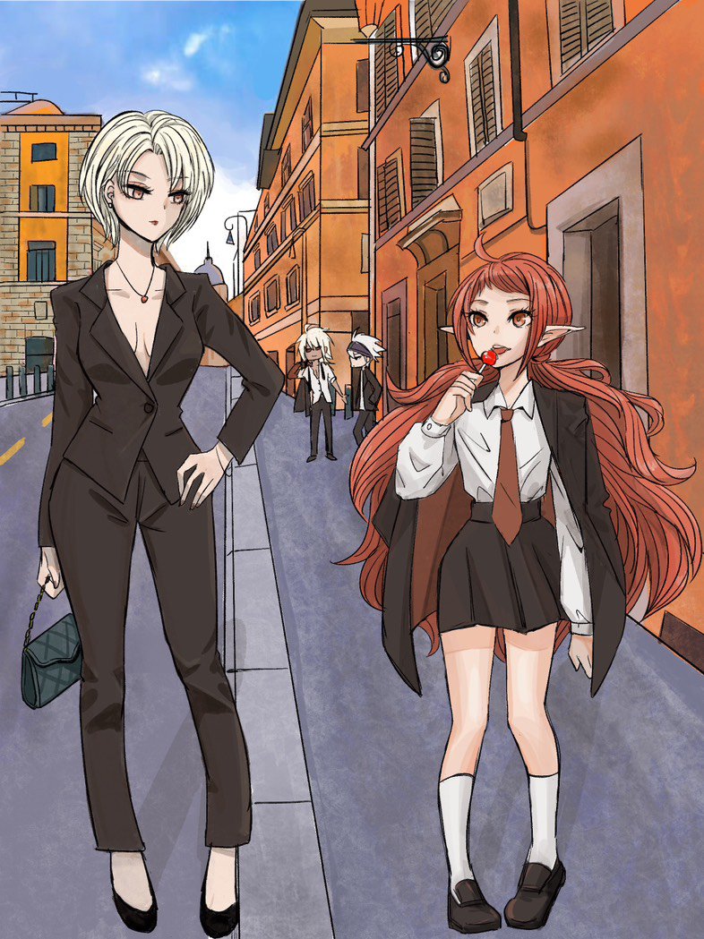穿上西装打团去喽~[一对百合一对？]1