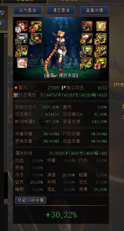 计算器算了下红皮对女弹药的提升2