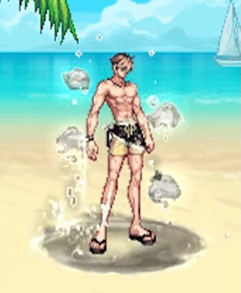 没看到有人发夏日武器装扮？别处搬运过来的。5