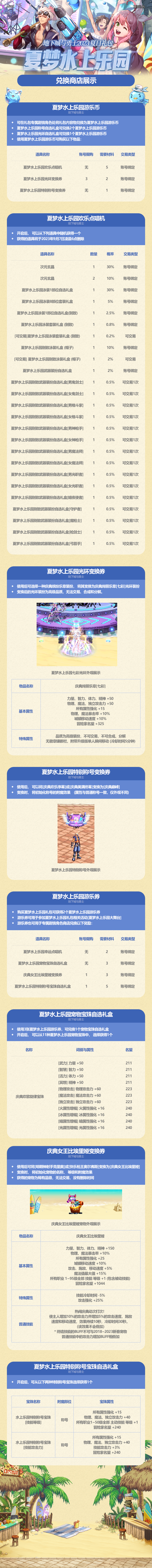 夏梦水上乐园礼包内容爆料（更替为长图版，新增武器装扮外观）4