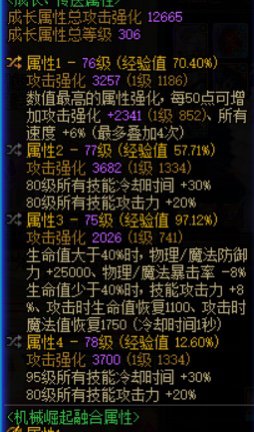 装备搭配特化801