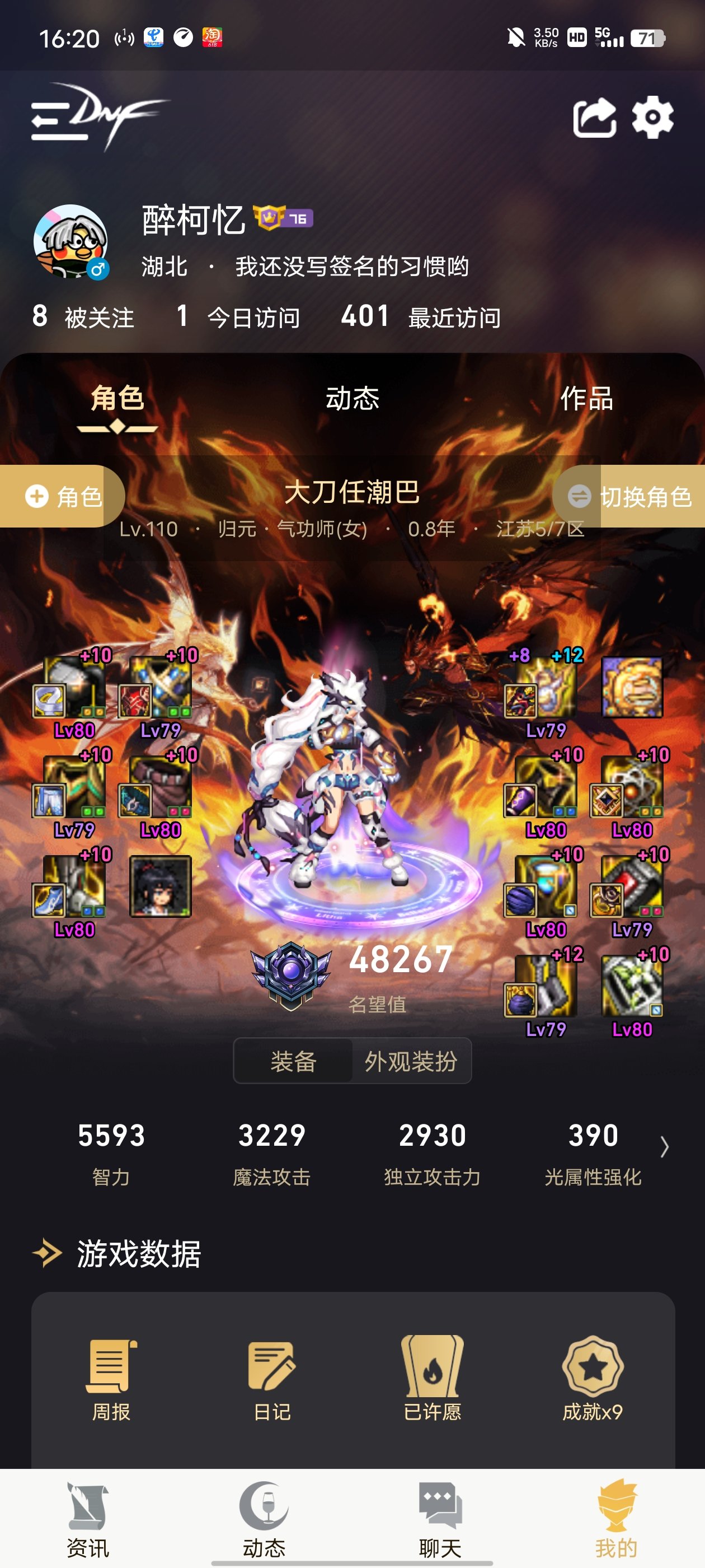 自己搭配的装备被质疑了1