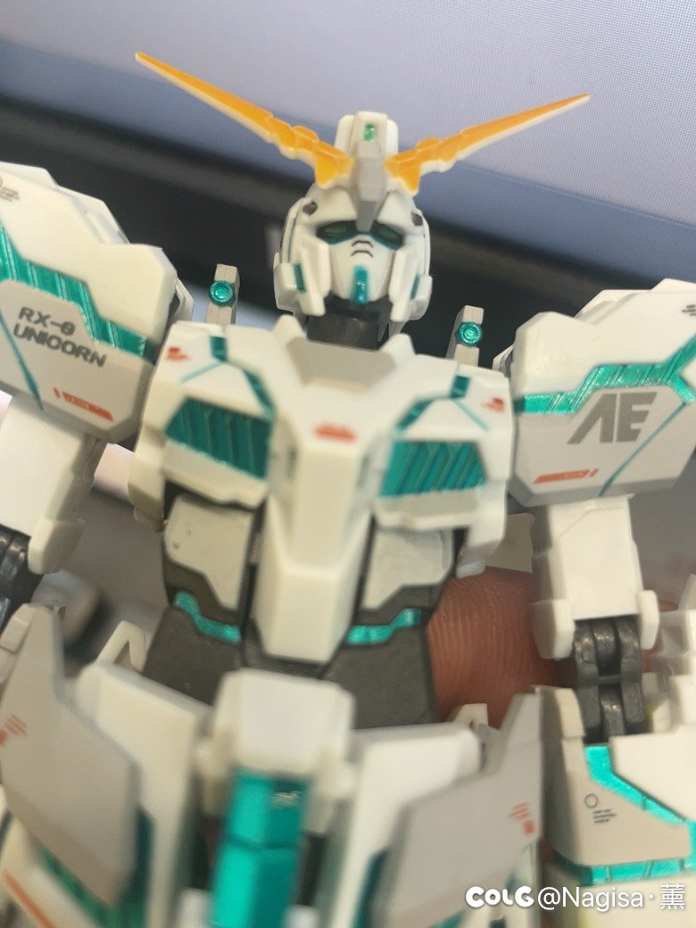 【模型水】Robot魂独角兽高达觉醒模式真实标识版1