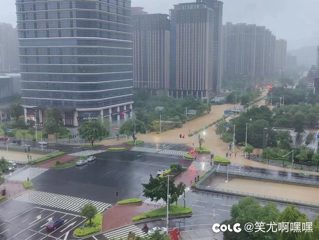 给大家感受一下台风的水量3