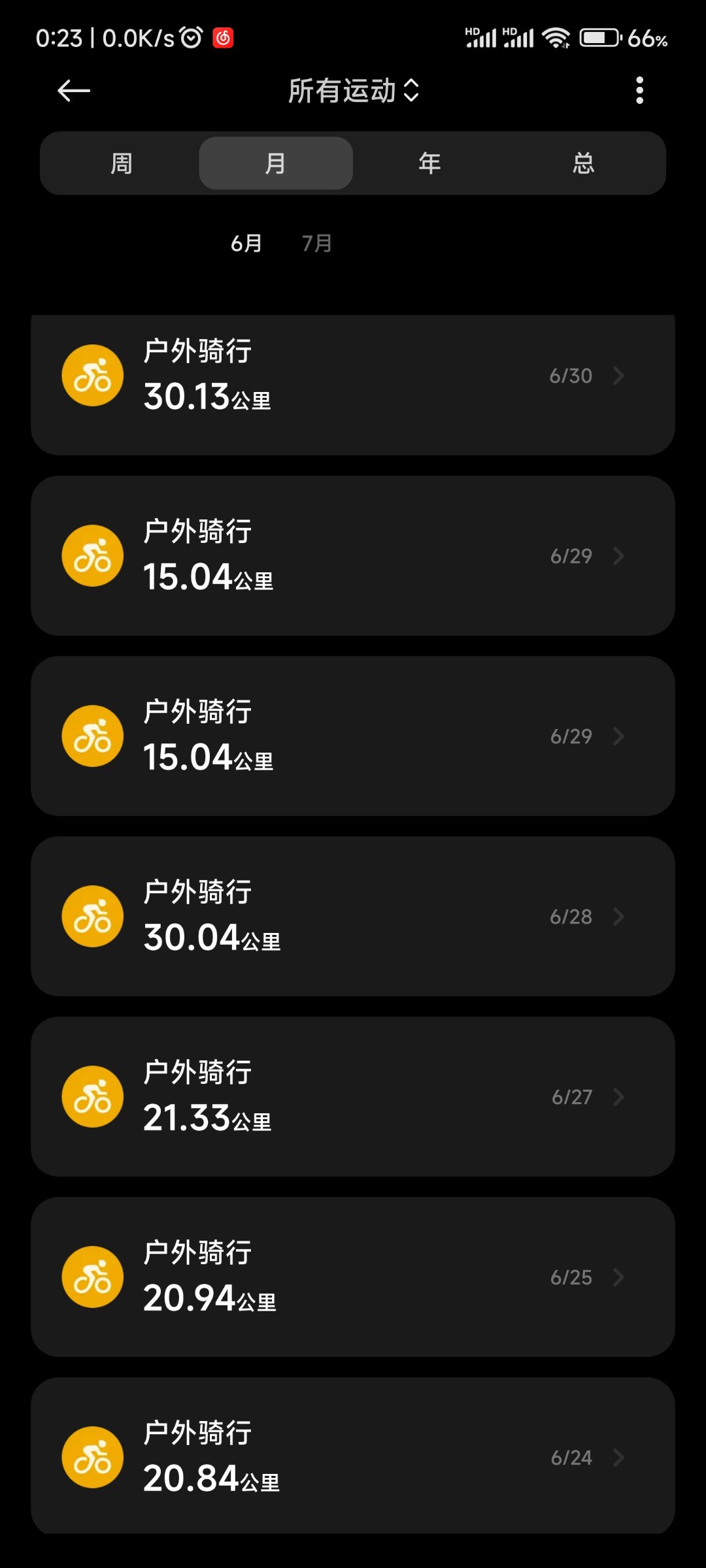 【骑行氵】半月打卡2
